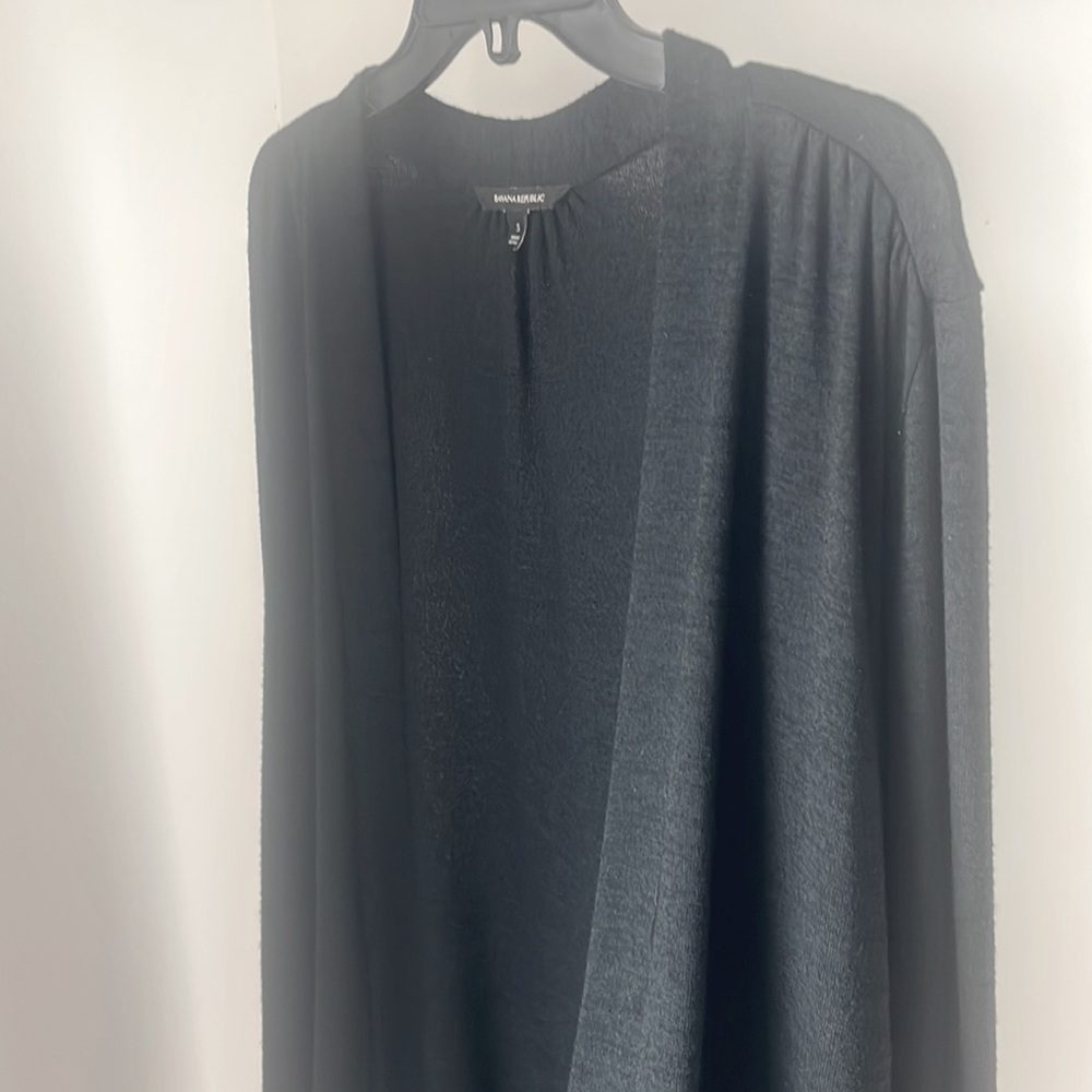 Banana Republic Woman’s Small Black Long Sleeve Cardigan - Picture 6 of 8